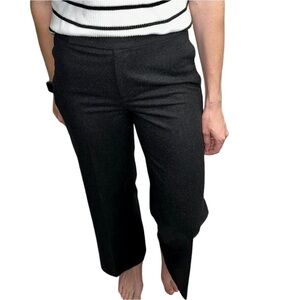 Ralph Lauren Black Label Merino Wool Wide Leg Trousers Pants